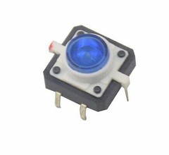 5PCS 12X12X7 Tactile Push Button Switch Momentary Tact LED 5 Color