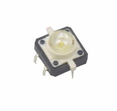 5PCS 12X12X7 Tactile Push Button Switch Momentary Tact LED 5 Color