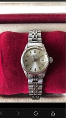 Rolex Watch Oyster Perpetual Date Silver Dial Women’s Wristwatch SWISS MADE
