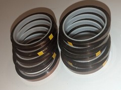 10 Rolls 1/2″ Adhesive Hi-Temp Heat Resistant Soldering Polyimide Kapton tape 3B