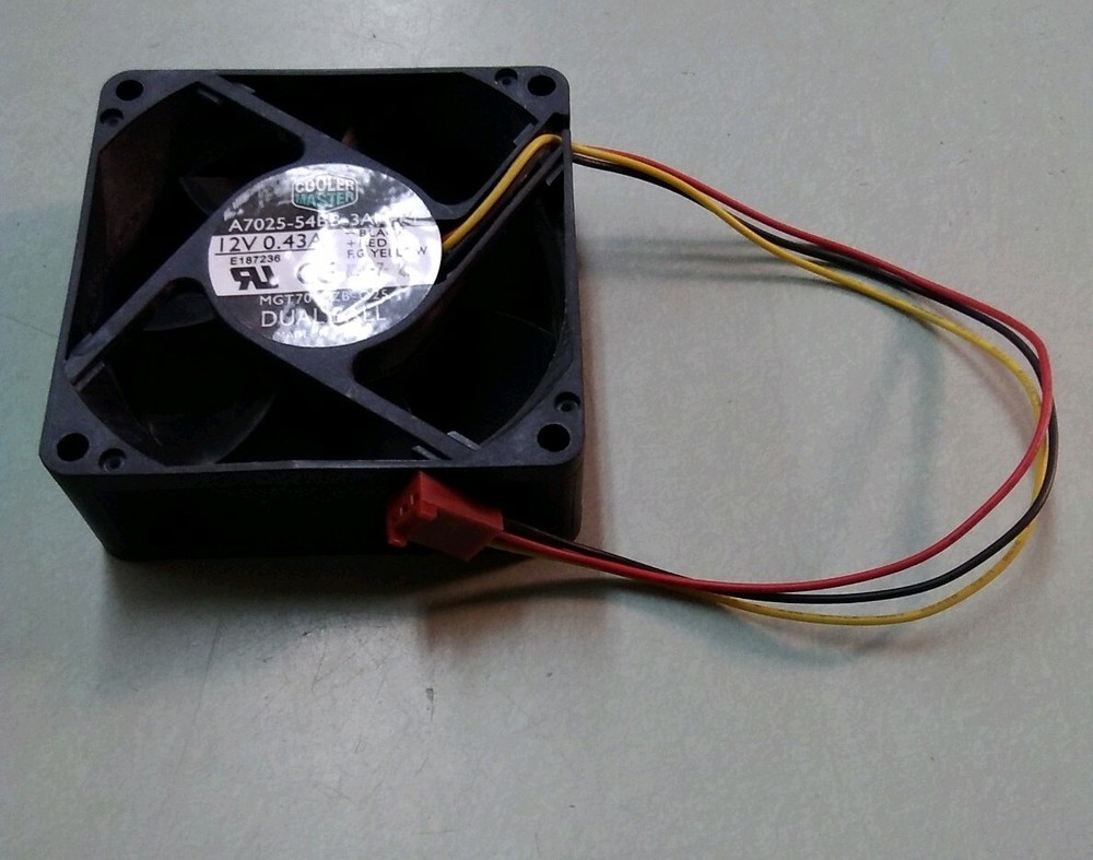 Cooler Master A7025-54BB-3AN-P1 12V 0.43A 3wire cooling fan