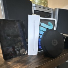 Apple iPad Mini + Apple Pencil + Beats Solo3 Wireless Headphones Mixed Lot