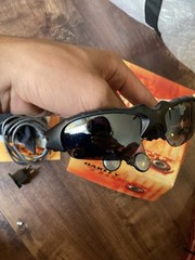 Oakley Thump 128MB Matte Black w/Black Iridium Lenses No returns Untested
