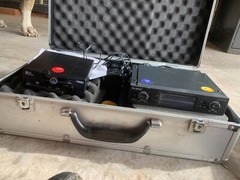 SR40 Stationary Receiver/RSQ 32 Channels UHF Microphone Receiver 3 Microphones