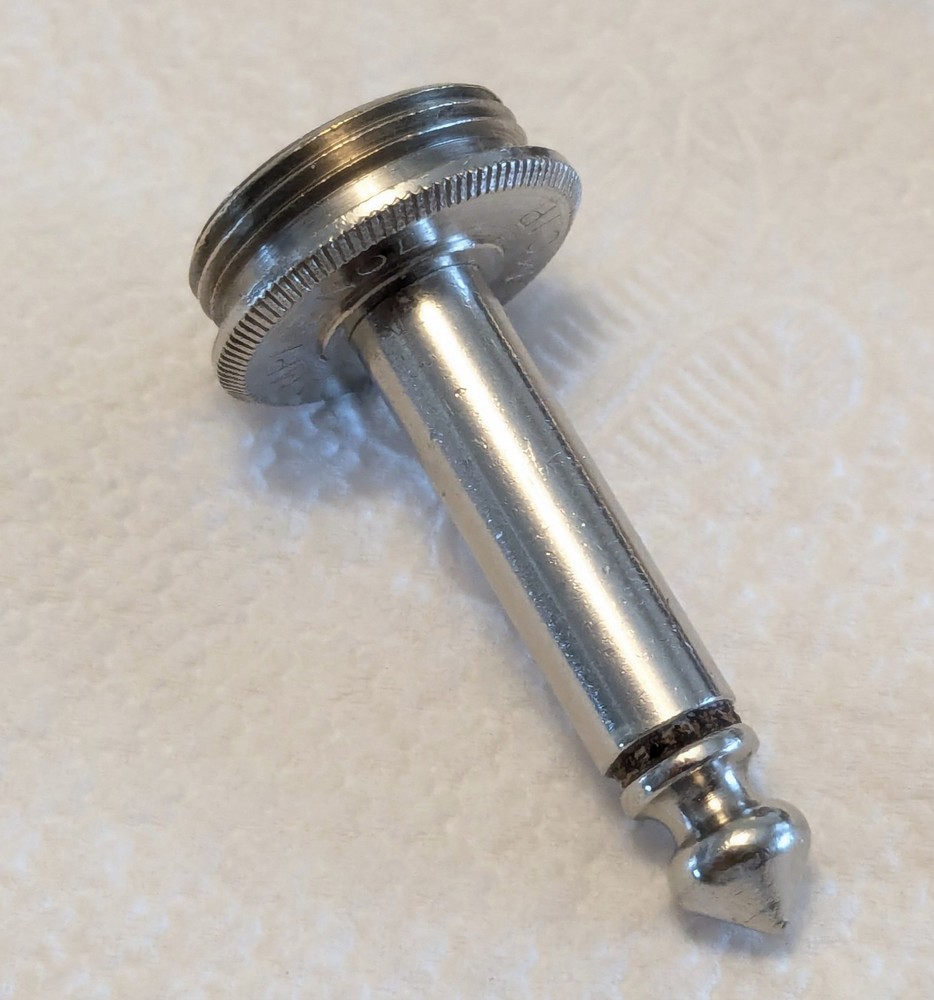 Vintage Amphenol 75-MC1P 5/8″ to 1/4″ Screw on microphone cable plug adapter