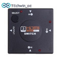 HDTV PS3 1080P MINI Switcher definition video 3 Port HDMI Switch Splitter