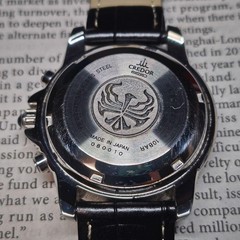 SEIKO Wristwatch Credor Phoenix black color for men w/box automatic winding