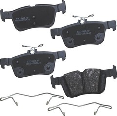 Bendix Premium SBC1665 Ceramic Rear Brake Pads for Ford Fusion 2016-2013, Lincol