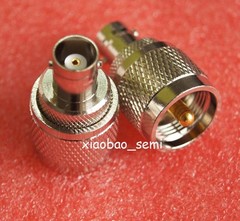 1X Adapter PL259 UHF plug male to BNC female jack RF connector straight