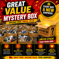 Overstock Retail Liquidation Box – Everyday Household Essentials Pack