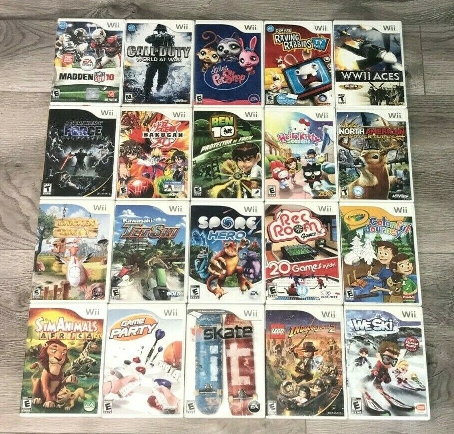 Nintendo Wii Games Complete Pick & Choose Fun Sports Mario Zelda Updated 1/3/24