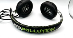 iFrogz EarPollution ThrowBax Headphones Green (100% Working) Used