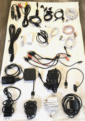 Lot (27) Chargers, USB Cables, Adaptors & More Random Miscellaneous Electrical