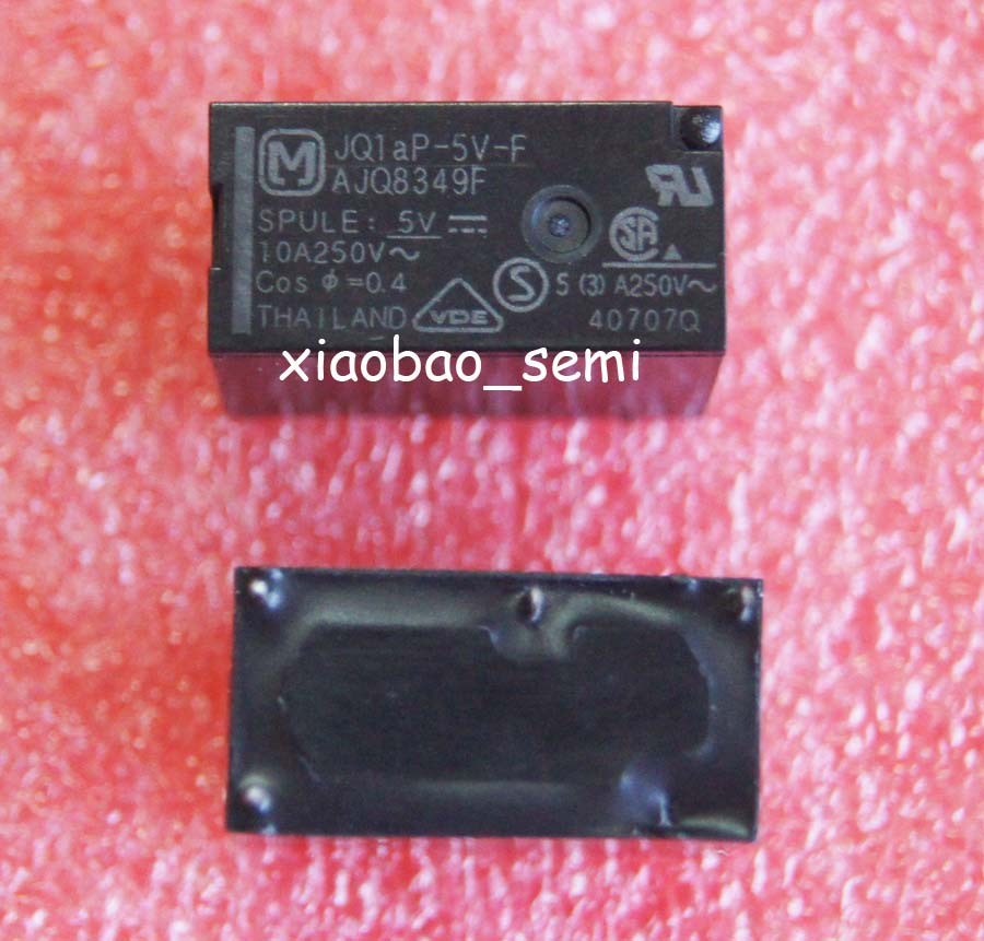 50PCS JQ1AP-5V-F 5VDC AJQ8349F 10A ORIGINAL Panasonic Relay 4pins
