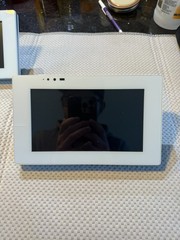 TP7 Touch Screen Control Panel Core Brands White TESTED, small crack