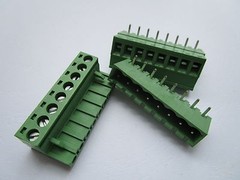 30 pcs Close Angle 8 pin 5.08mm Screw Terminal Block Connector Pluggbale Type