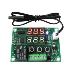 Temperature Controller Digital Thermometer12V Dual Relay Alarm Air Regulator