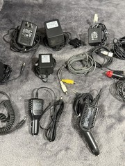 Lot of 10+ Power Cords, Chargers Random Miscellaneous Electrical AC DC Adapters