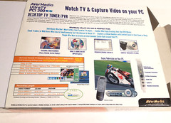 AVERMEDIA UltraTV pci 300 Desktop tv tuner with Remote, cabling & CD New unused