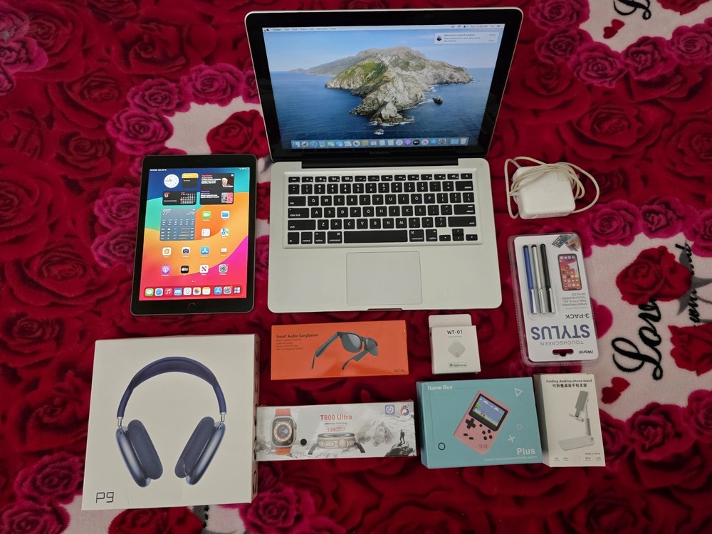 Apple MacBook Pro (2012), iPad 6th Gen abd Mixed Lot Accessories