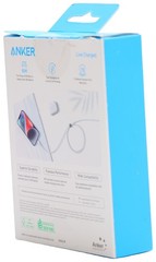 Anker 3ft’ Braided Lightnin to USB-A Charging 3x Faster,￼Cable – White