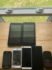 Phone And Tablet Lot For Parts