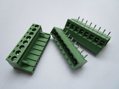 30 pcs Close Angle 8 pin 5.08mm Screw Terminal Block Connector Pluggbale Type