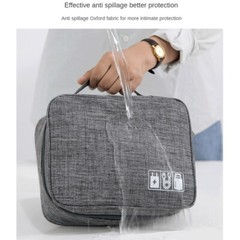 Electronics Organizer Travel Cable Organizer Bag Waterproof Portable Digital Sto