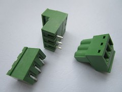 10 pcs Close Angle 3pin 5.08mm Screw Terminal Block Connector Pluggbale Type New