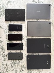 Huge Lot Of Android Phones & Tablets All Of Them Power On! 5 Tablets 4 Phones