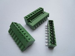 30 pcs Close Angle 8 pin 5.08mm Screw Terminal Block Connector Pluggbale Type