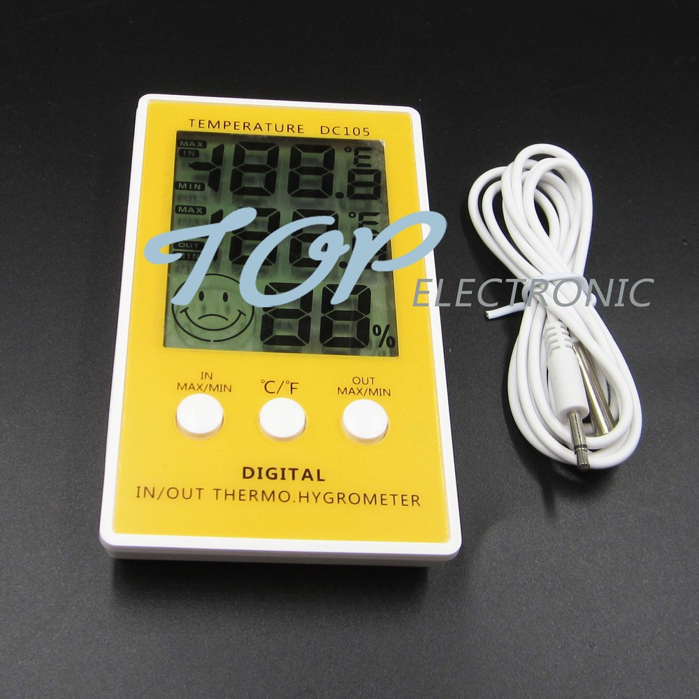 LCD Digital Hygrometer Thermometer DC105 Outdoor indoor Humidity Meter Thermo
