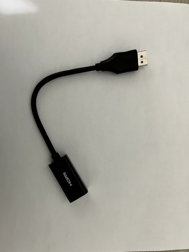 PHILIPS DisplayPort to HDMI Adapter, Unidirectional, Works with Laptops, Tablet