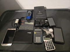 Lot Of 14 Electronics For Parts Or Repair Includng Toshiba Laptop Pre-Owned