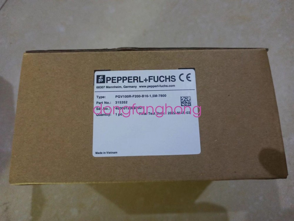 1 PCS Pepperl-Fuchs PGV100R-F200-B16-1.5M-7800 IN NEW FedEx or DHL or UPS