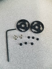 DJI – Mavic 2 service part -8330F Propeller base mounting plate CW+CCW+4 Springs