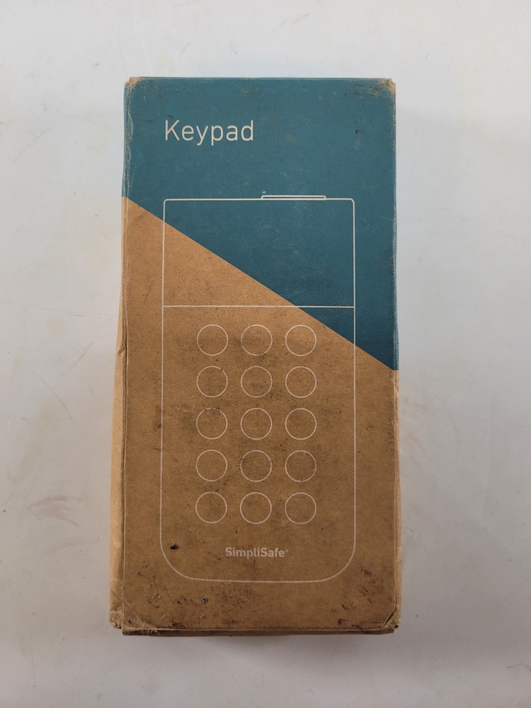 SimpliSafe Gen 3 Wireless Keypad White Home Security System Alarm KP3W