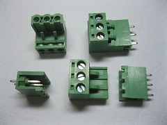 20 pcs 3 pin / way 5.08mm Screw Terminal Block Connector with Straight pin New