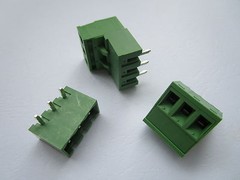 10 pcs Close Angle 3pin 5.08mm Screw Terminal Block Connector Pluggbale Type New