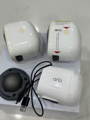Lot Of Security Cameras Devices Arlo Essential Spotlight, Kittyhok SC4 Pro