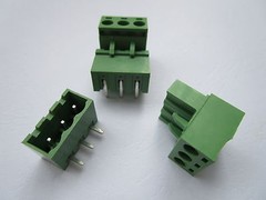 10 pcs Close Angle 3pin 5.08mm Screw Terminal Block Connector Pluggbale Type New