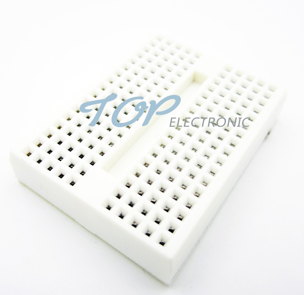 10PCS White Solderless Prototype Breadboard 170 Tie-points for Arduino Shield