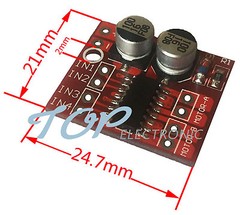1.5A Mini Dual Channel DC Motor Driver Module Beyond L298N PWM Speed Control