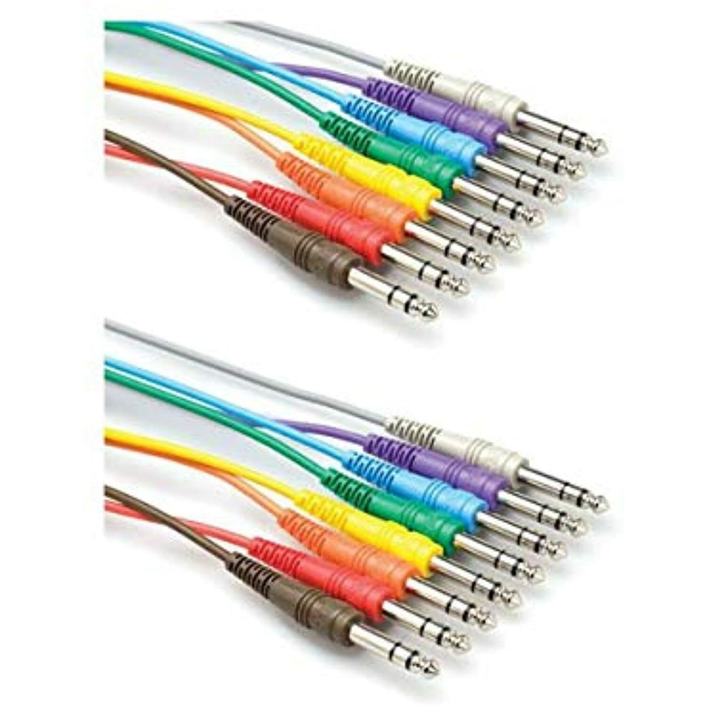 Hosa Technology 2x Stereo Patchbay 1/4" Phone Male to 1/4" Phone Male