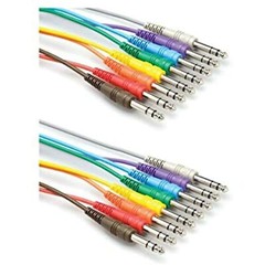 Hosa Technology 2x Stereo Patchbay 1/4" Phone Male to 1/4" Phone Male