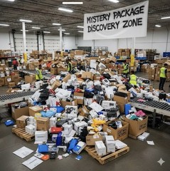 Unclaimed Package & Overstock Return | Random Item | Mystery Box Package