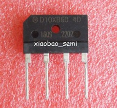 10pcs SHINDENG D10XB60 ZIP-4 General Purpose Rectifiers 600V 10A