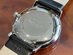 Junghans Automatic 38mm Watch Max Bill 027 3400 00 black men leather