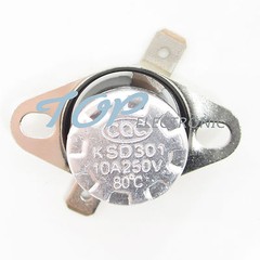 5PCS KSD301 30°C / 86°F Normal Open N.O. Temperature Switch Thermostat 10A 250V