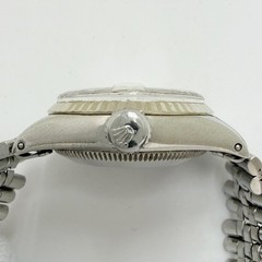 ROLEX 6517/4 Oyster Perpetual Date 1967 Automatic Silver White Gold SS